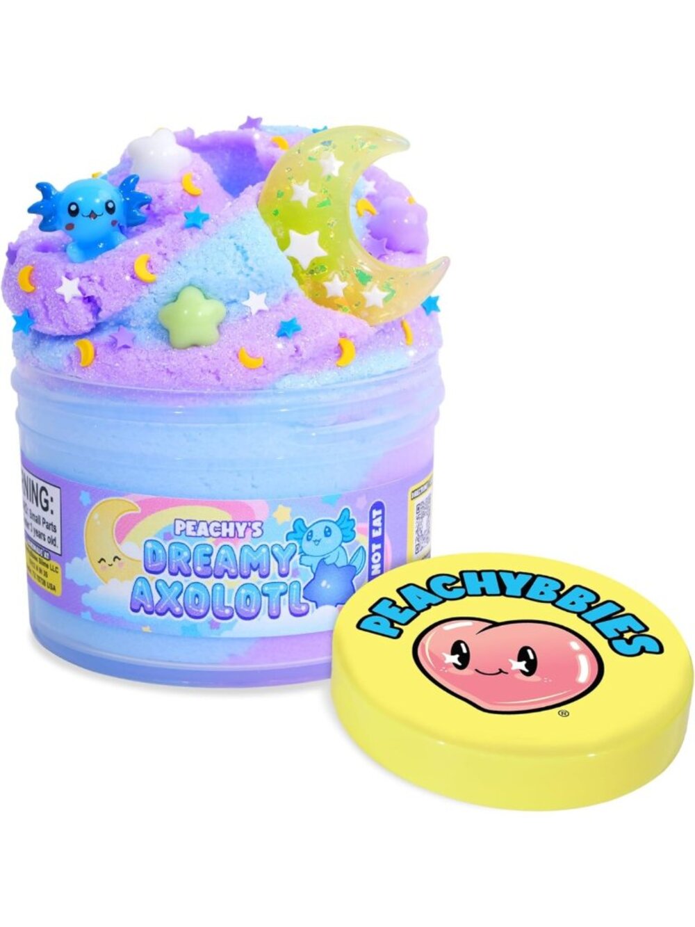 Dreamy Axolotl Cloud Slime - 7 oz Scented Fidget Toy, ASMR Sensory Play, Gifts